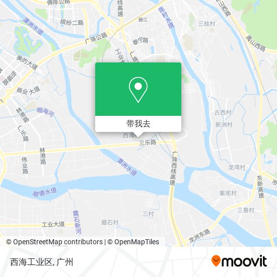 西海工业区地图