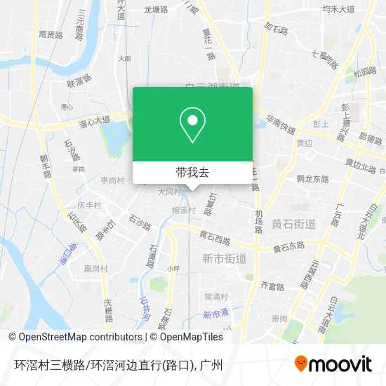 环滘村三横路/环滘河边直行(路口)地图