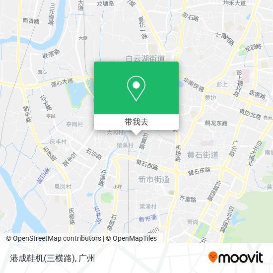 港成鞋机(三横路)地图