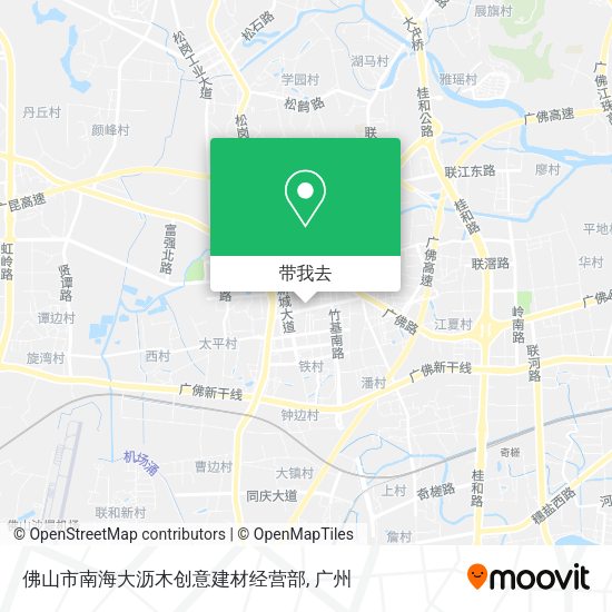 佛山市南海大沥木创意建材经营部地图