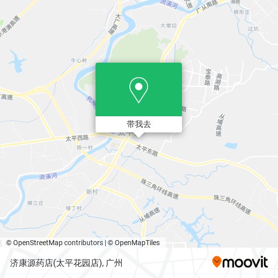 济康源药店(太平花园店)地图
