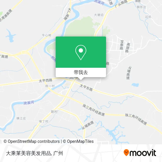 大乘莱美容美发用品地图