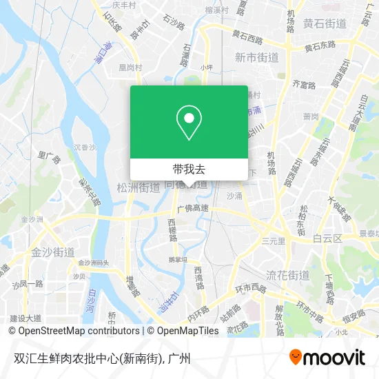 双汇生鲜肉农批中心(新南街)地图