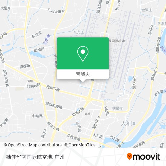 穗佳华南国际航空港地图