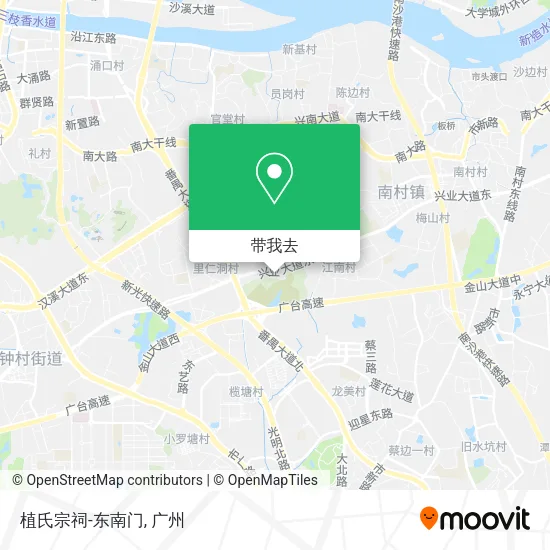 植氏宗祠-东南门地图