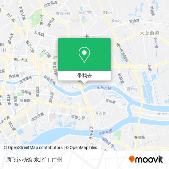 腾飞运动馆-东北门地图