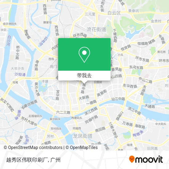 越秀区伟联印刷厂地图