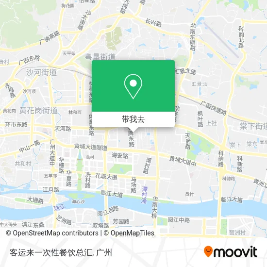 客运来一次性餐饮总汇地图