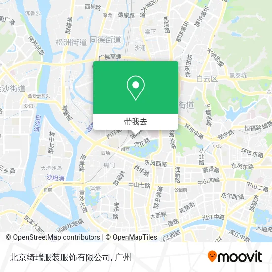 北京绮瑞服装服饰有限公司地图