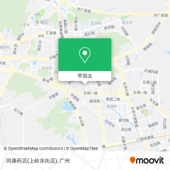 同康药店(上岭东街店)地图