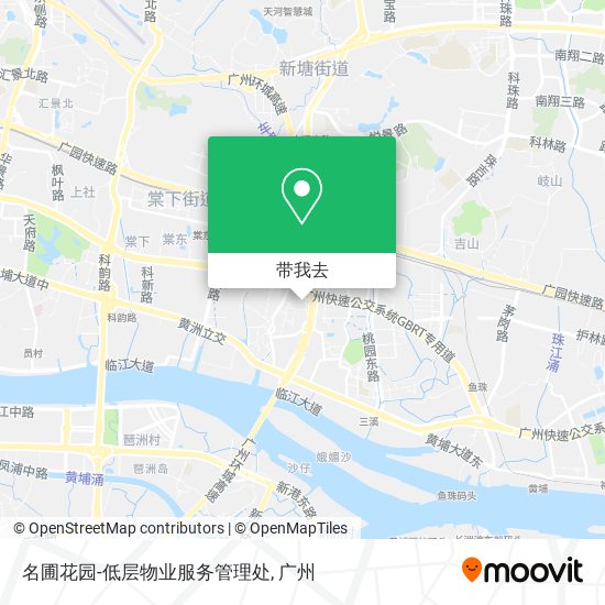 名圃花园-低层物业服务管理处地图