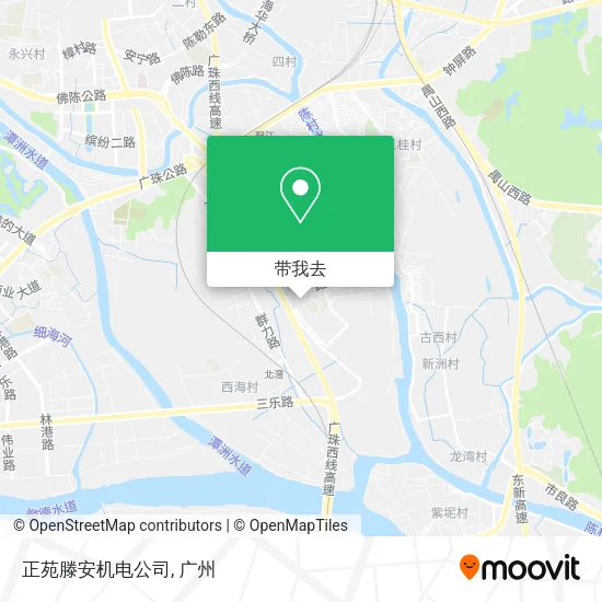 正苑滕安机电公司地图