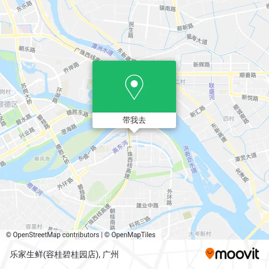 乐家生鲜(容桂碧桂园店)地图