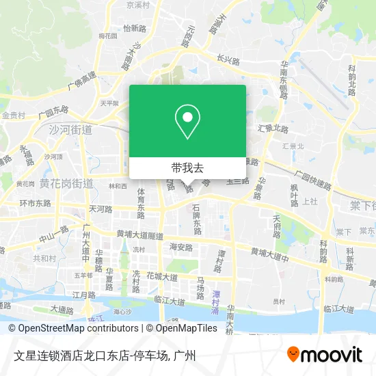 文星连锁酒店龙口东店-停车场地图