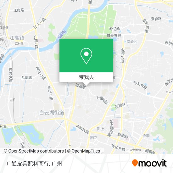 广通皮具配料商行地图