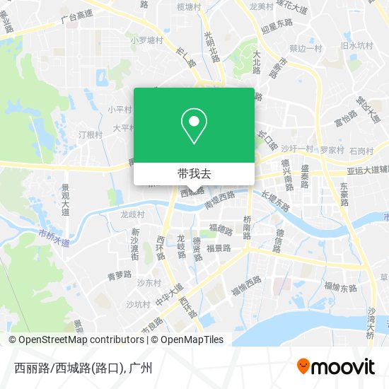 西丽路/西城路(路口)地图