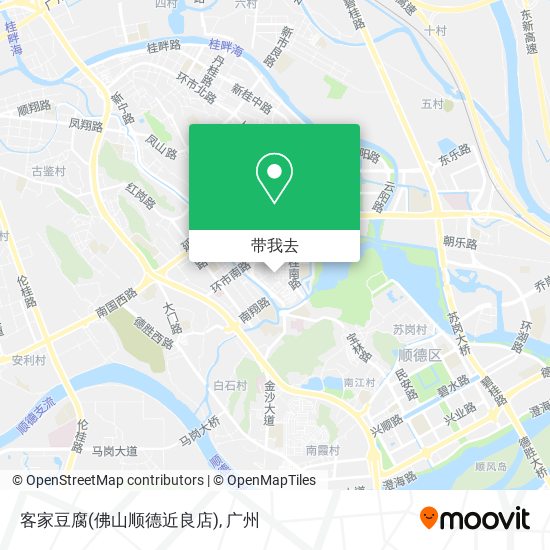 客家豆腐(佛山顺德近良店)地图