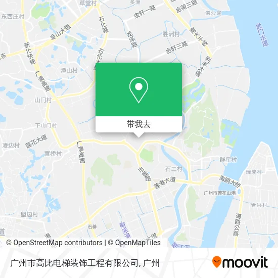 广州市高比电梯装饰工程有限公司地图