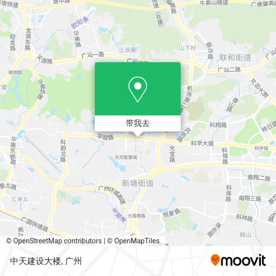 中天建设大楼地图