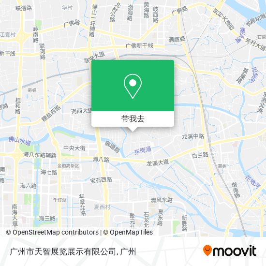 广州市天智展览展示有限公司地图