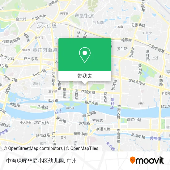 中海璟晖华庭小区幼儿园地图