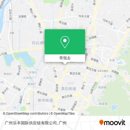 广州乐丰国际供应链有限公司地图