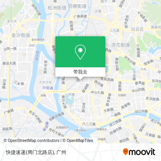 快捷速递(周门北路店)地图
