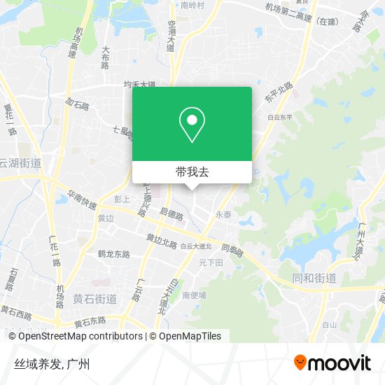 丝域养发地图