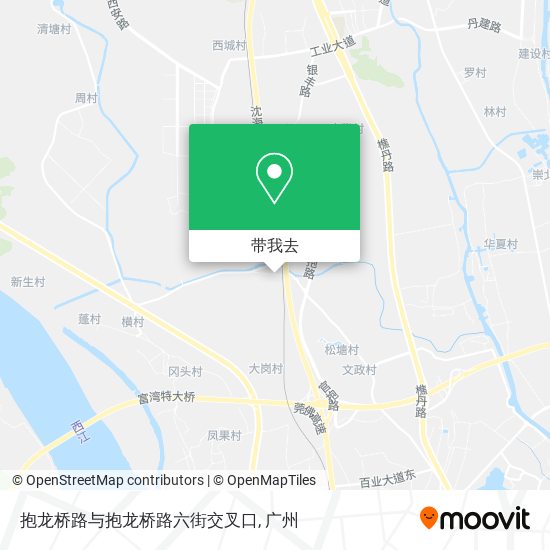抱龙桥路与抱龙桥路六街交叉口地图