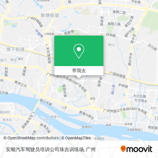 安顺汽车驾驶员培训公司珠吉训练场地图