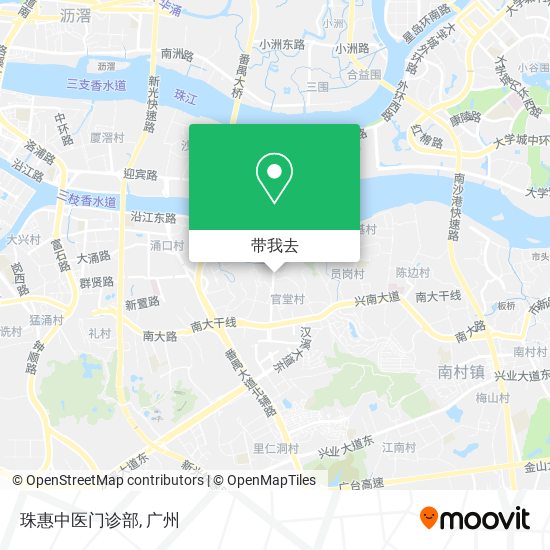 珠惠中医门诊部地图
