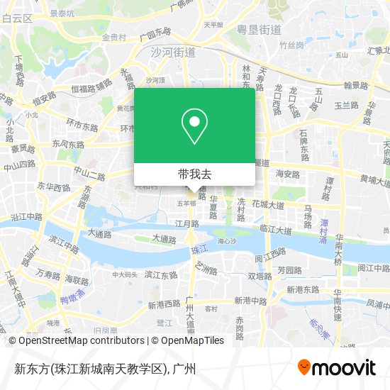 新东方(珠江新城南天教学区)地图