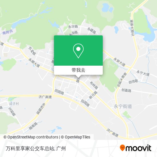 万科里享家公交车总站地图