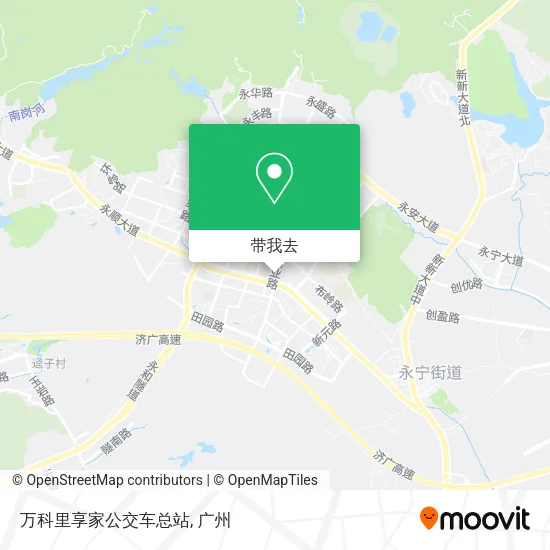 万科里享家公交车总站地图