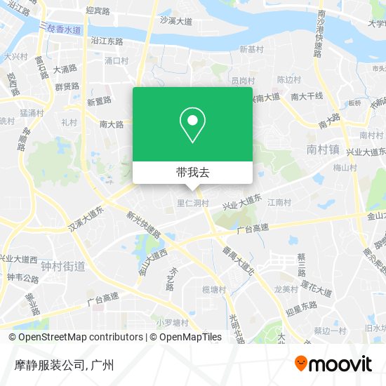 摩静服装公司地图