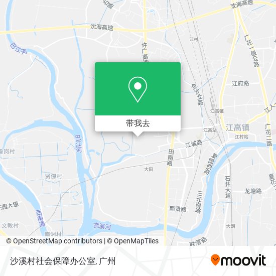 沙溪村社会保障办公室地图