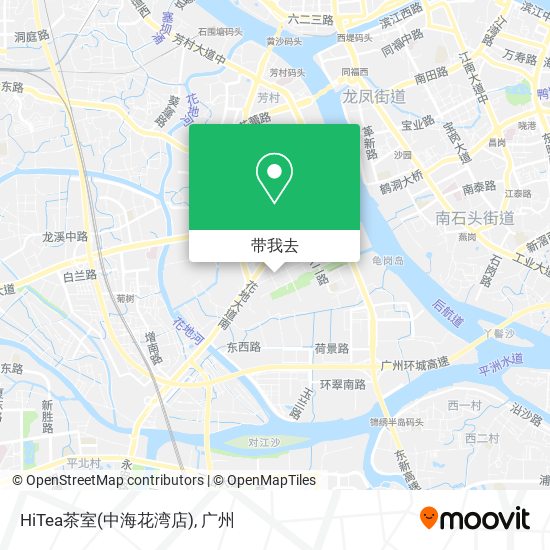 HiTea茶室(中海花湾店)地图