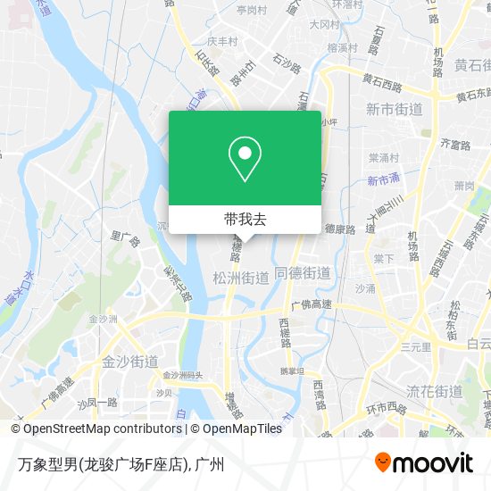 万象型男(龙骏广场F座店)地图