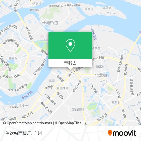 伟达贴面板厂地图