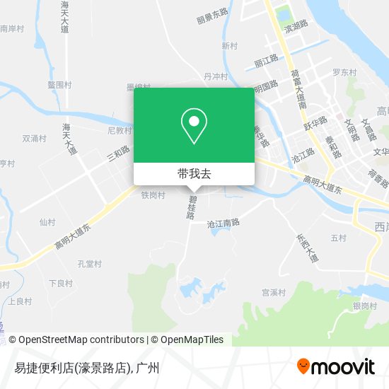 易捷便利店(濠景路店)地图