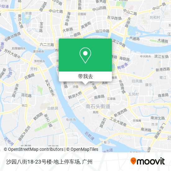 沙园八街18-23号楼-地上停车场地图