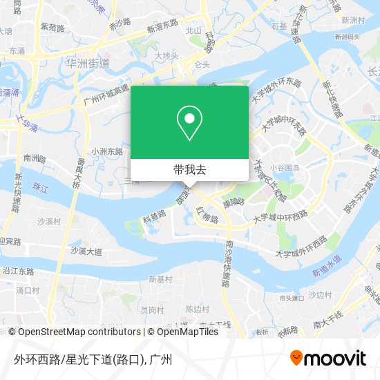 外环西路/星光下道(路口)地图