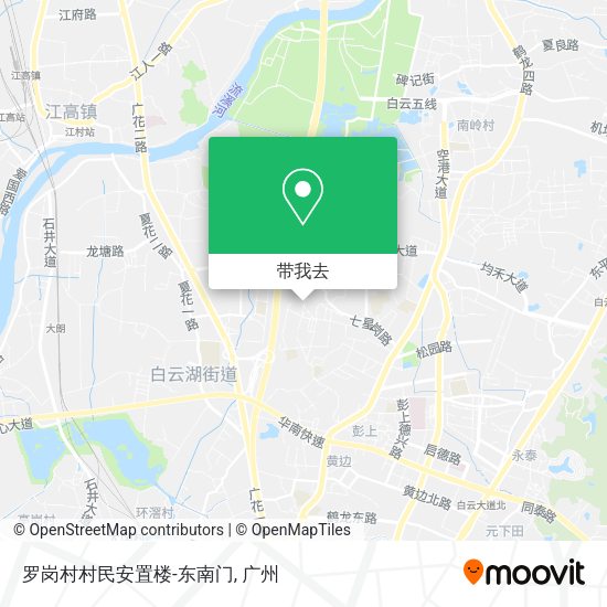 罗岗村村民安置楼-东南门地图