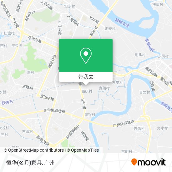 恒华(名月)家具地图