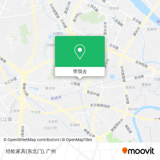 经欧家具(东北门)地图