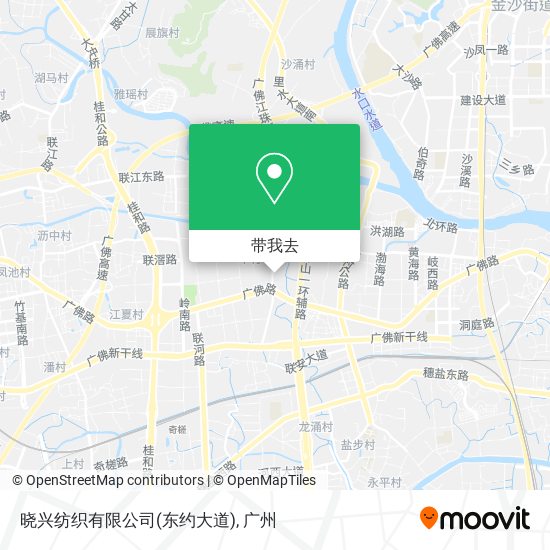 晓兴纺织有限公司(东约大道)地图