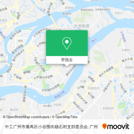 中工广州市番禺区小谷围街穗石村支部委员会地图