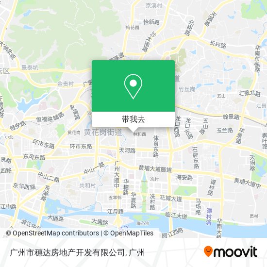 广州市穗达房地产开发有限公司地图