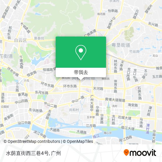 水荫直街西三巷4号地图