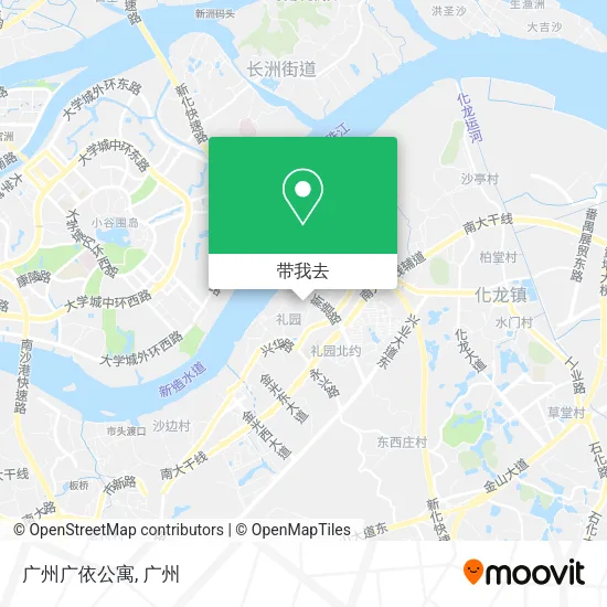 广州广依公寓地图